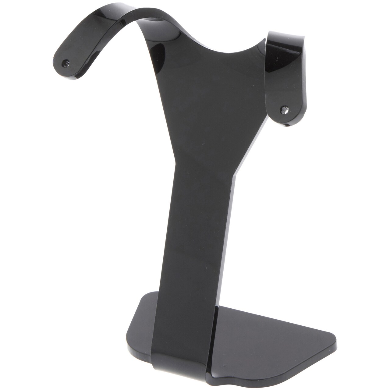 Plymor Black Acrylic Divided Pair Hanging Earring Display Stand, 3.125" W x 1.75" D x 4" H